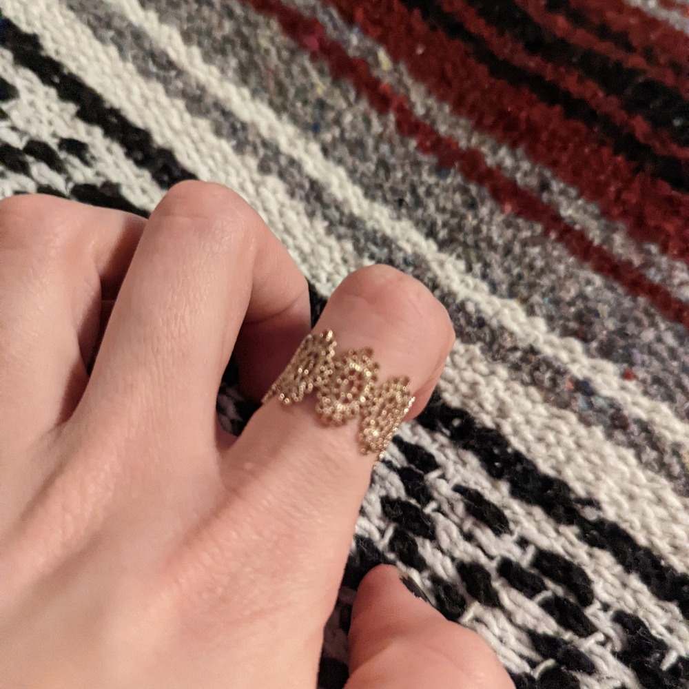 Rose Gold Plated Boho Ring